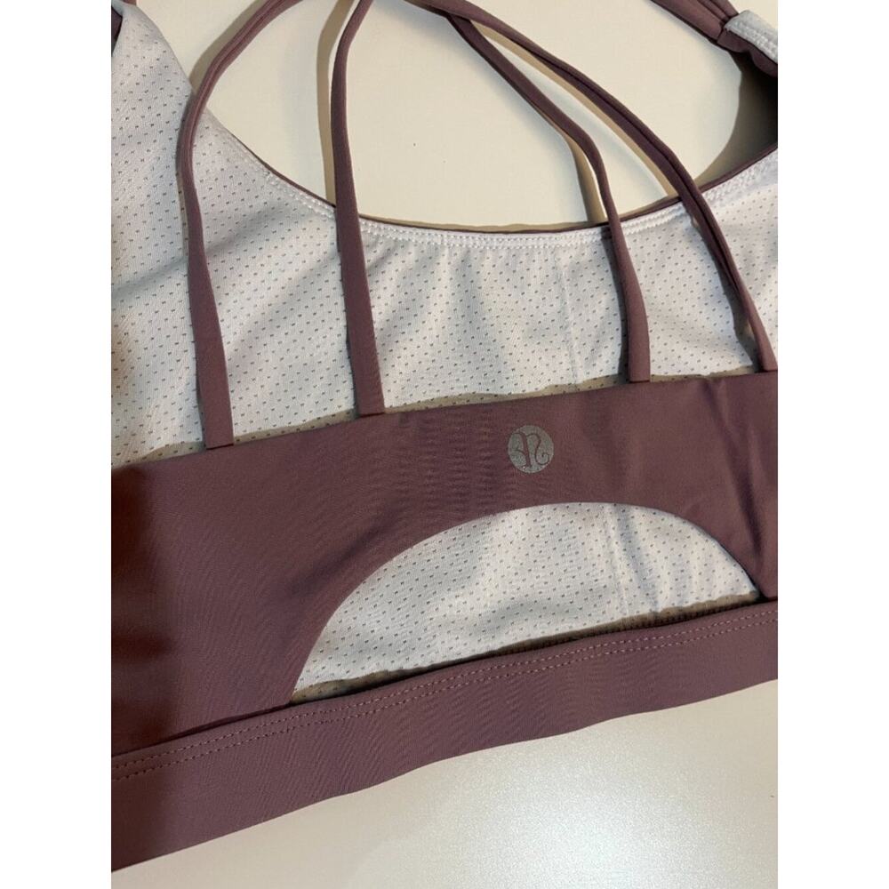 Sports bra - Plum colored - Size XXL - Picture 2 of 10